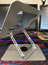 Load image into Gallery viewer, Laptop Notebook Tablet Stand, Height Adjustable, Foldable, Ergonomic Design with 360° Rotating Base (26cm x 22cm) Compatible with Laptop 11" to 17" Inch