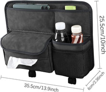 Load image into Gallery viewer, Car Back Seat Organizers and Storage Organizer Large-Capacity Artificial Leather Car Organizer