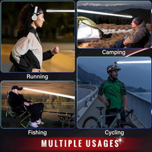 Load image into Gallery viewer, Headlamp Head Torch Rechargeable, Super Bright Lightweight Waterproof LED Headlight Motion Sensor