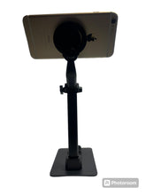 Load image into Gallery viewer, 360° Telescopic Magsafe Magnetic Phone Holder Overhead Live Forecast Sturdy Base Height 18-25cm