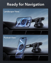 Load image into Gallery viewer, Magsafe Magnetic Phone Holder for Car Windshield & Dash Support for iPhone 15/14/13/12 Series