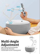 Load image into Gallery viewer, Phone Tablet Pillow Stand 360° Desktop Holder with Bean Bag Soft Pillow Support Size 4.5"-13"