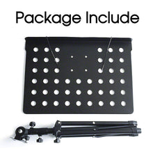 Load image into Gallery viewer, Adjustable Stage Stand Heavy Duty Large Metal Music Sheet Conductor Folding 80-145cm Height
