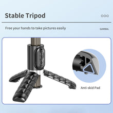 Load image into Gallery viewer, Auto Face Tracking 360° Gimbal Bluetooth Stabilizer Flexible Selfie Stick Tripod LED Fill Light - Q18