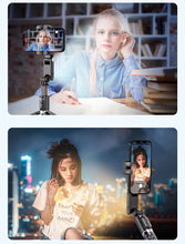 Load image into Gallery viewer, Auto Face Tracking 360° Gimbal Bluetooth Stabilizer Flexible Selfie Stick Tripod LED Fill Light - Q18
