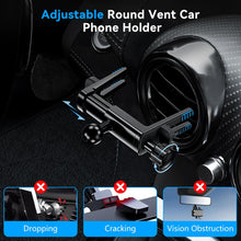 Load image into Gallery viewer, Magsafe Magnetic Car Phone Holder Center Console Car Navigation Round Air Vent