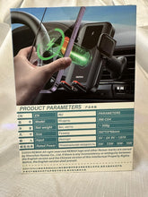 Load image into Gallery viewer, REMAX RM-C04 15W Fast Car Wireless Charger & Holder w Dash Mount/Air Vent Anti Fall Set