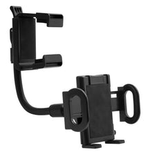 Load image into Gallery viewer, 360° Car Rearview Mirror Phone Mount Flexible Goose Design One Touch Phone Bracket support up to 11cm Width