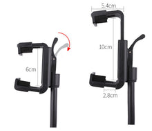 Load image into Gallery viewer, 360° Car Rearview Mirror Phone Mount Flexible Goose Design One Touch Phone Bracket support up to 11cm Width