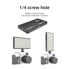 Load image into Gallery viewer, Bafang ST-196 rgb led video camera light, portable clip on panel light for camera/phone/laptop/tablet/computer 2500-9000k