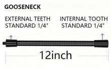 Load image into Gallery viewer, Universal Flexible Angle Height Adjustable Tripod with Goose Neck and 360° Rotatable Phone Clip