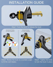 Load image into Gallery viewer, Anti Fall Car Phone Holder Tablet Mount Compatible with Samsung Galaxy Z Fold Car Air Vent Phone & Tablet 10" inch