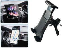 Load image into Gallery viewer, Anti Fall Car Phone Holder Tablet Mount Compatible with Samsung Galaxy Z Fold Car Air Vent Phone & Tablet 10" inch