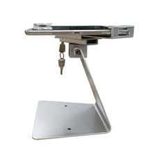Load image into Gallery viewer, Universal Aluminum Desktop Anti-Theft Lock Stand Holder with Key Support for 7-13" Tablet 360° Flip Back & Front