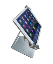 Load image into Gallery viewer, Universal Aluminum Desktop Anti-Theft Lock Stand Holder with Key Support for 7-13" Tablet 360° Flip Back & Front