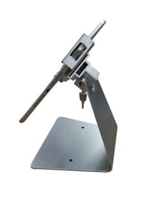 Load image into Gallery viewer, Universal Aluminum Desktop Anti-Theft Lock Stand Holder with Key Support for 7-13" Tablet 360° Flip Back & Front