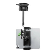Load image into Gallery viewer, LAN PARTE Heavy Duty Universal Car Large Aluminum Suction Cup Phone Tablet Holder up to 12.9" Long Arm