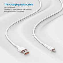 Load image into Gallery viewer, iQuick PVC USB-A to Lightning Fast Charging Cable 1M white 2.4A Max