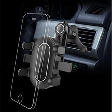 Load image into Gallery viewer, 360° Car Air Vent Phone Mount Holder with Anti Fall Hook Design & Flexible Joint Arm Support Phone Size up to 11cm in Width