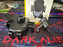 Load image into Gallery viewer, 360° Universal Car Phone Holder for Air Vent with Anti Fall Hook and One Touch Phone Mount Expandable witdth to 10cm