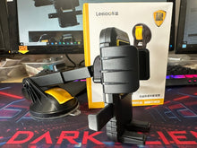 Load image into Gallery viewer, 360° Swivel Universal Car Phone Holder for Windscreen and Dash Mount with 8cm Upgarded Big Suction Extendable Long Arm Big Clamp One Touch Holder