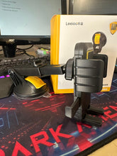 Load image into Gallery viewer, 360° Swivel Universal Car Phone Holder for Windscreen and Dash Mount with 8cm Upgarded Big Suction Extendable Long Arm Big Clamp One Touch Holder