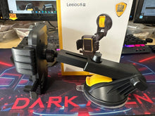 Load image into Gallery viewer, 360° Swivel Universal Car Phone Holder for Windscreen and Dash Mount with 8cm Upgarded Big Suction Extendable Long Arm Big Clamp One Touch Holder