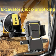 Load image into Gallery viewer, 360° Swivel Universal Car Phone Holder for Windscreen and Dash Mount with 8cm Upgarded Big Suction Extendable Long Arm Big Clamp One Touch Holder