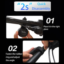 Load image into Gallery viewer, Rechargeble Bike Horn with Alarm, Anti-Theft Electric Bicycle Bell, 80~130db Adjustable Volume Loud Bicycle Ring Bell for Bike Handle bars