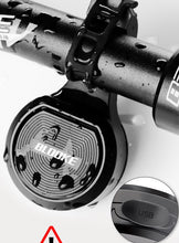 Load image into Gallery viewer, Rechargeble Bike Horn with Alarm, Anti-Theft Electric Bicycle Bell, 80~130db Adjustable Volume Loud Bicycle Ring Bell for Bike Handle bars