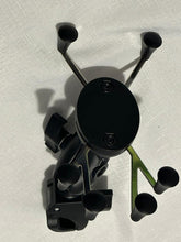 Load image into Gallery viewer, Aluminum Universal 360° Bike Bicycle Handle Bar Clamp Base W Double Socket Arm & 6-Claw Phone Holder