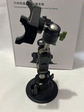 Load image into Gallery viewer, LAN PARTE Heavy Duty Universal Car Large Aluminum Suction Cup Phone 360° Holder Flexible Bracket (Width 9cm)