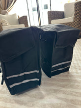 Load image into Gallery viewer, Bicycle Bike Double Sided Pannier Rear Rack Back Seat Trunk Bag (25L) Water Resistant