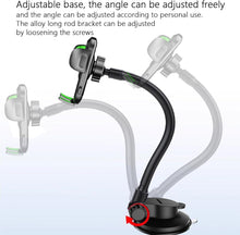 Load image into Gallery viewer, MAILUZHE Adjustable Windshield Suction Cup Phone Mount for Universal Truck Bus Dashboard 40cm Length