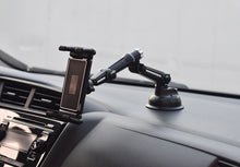 Load image into Gallery viewer, 360° Multi Joints Flexible Long Arm Silicon Strong Suction Cup (80mm) One Touch Phone Mount Support Phone & Tablet Size from 12.0cm to 24.6cm