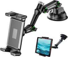 Load image into Gallery viewer, 360° Multi Joints Flexible Long Arm Silicon Strong Suction Cup (80mm) One Touch Phone Mount Support Phone & Tablet Size from 12.0cm to 24.6cm