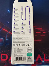 Load image into Gallery viewer, HOCO X59 3.0 Meter Fabric Braided Nylon Anti Bending USB Type C to C 60W 3A Fast Charging & Data Hotcync Cable