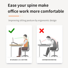 Load image into Gallery viewer, Adjustable Laptop Stand, Portable and Adjustable Handy Laptop Riser Ergonomic Computer Notebook Stand for MacBook Air Pro, Dell XPS, HP (12-17.3'') Sliver