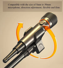 Load image into Gallery viewer, Microphone Phone Stand Universal Metal Carbon Steel Adjustable Lift Cantilever Microphone Stand with Solid Metal Base