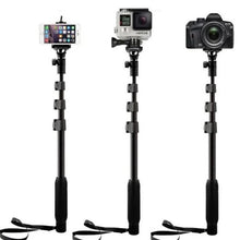 Load image into Gallery viewer, YUNTENG YT-0188 Extendable Handheld Tripod Monopod Adapter Self Held with Phone Clip & Bluetooth Shutter