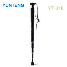 Load image into Gallery viewer, YUNTENG YT-218 Portable Photography Monopod Alum Alloy 1/4" Screw Mount 37-152cm Adjustable Height Max. Load 1.5kg