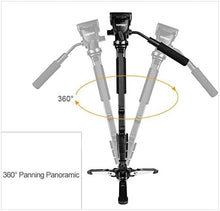 Load image into Gallery viewer, YUNTENG VCT-288RM SLR Camera Monopod Camera Support Foot Hydraulic Head Professional Photography Stand, Height: 1.48m