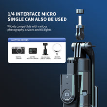Load image into Gallery viewer, 2.1 Meter Long Extendable Selfie Stick for Smart Phone, Universal Handheld Stabilizer with 2.1m Remote Live Stand, Tripod