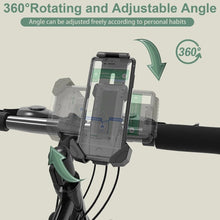 Load image into Gallery viewer, Universal Phone Holder with Adjustable Strap for Bike Bicycle E-Bike Scooter One Touch Open Support Phone Size up to 7.2"