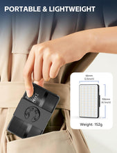 Load image into Gallery viewer, BAFANG 120LED Selfie Light with Front Back Clip 2500K-9000K Fill Light Portable Rechargeable Clip On Light For Selfie Phone Vlog