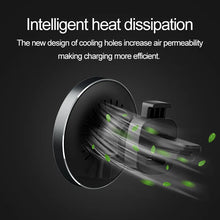 Load image into Gallery viewer, 15W Magnetic Magsafe Wirless Car Charger Holder for Car Air Vent with Anti Fall Hook Clip