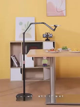 Load and play video in Gallery viewer, Universal 360° 3 Arm Alluminum 7 Axis Joint Flexible for Phone & Tablet Photo Video Streaming Height Up to 1.8 Meter