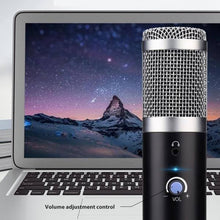 Load image into Gallery viewer, USB Microphone Studio Recording Broadcast Mic with Tripod Stand