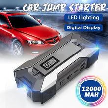 Load image into Gallery viewer, 12000mAH 3 in 1 Jumpstart kit - battery booster, power bank & torch