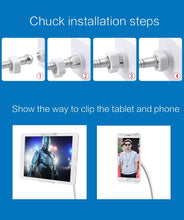 Load image into Gallery viewer, Universal Dual Phone Tablet Holder Flexi Goose Design Charging Cord Stand